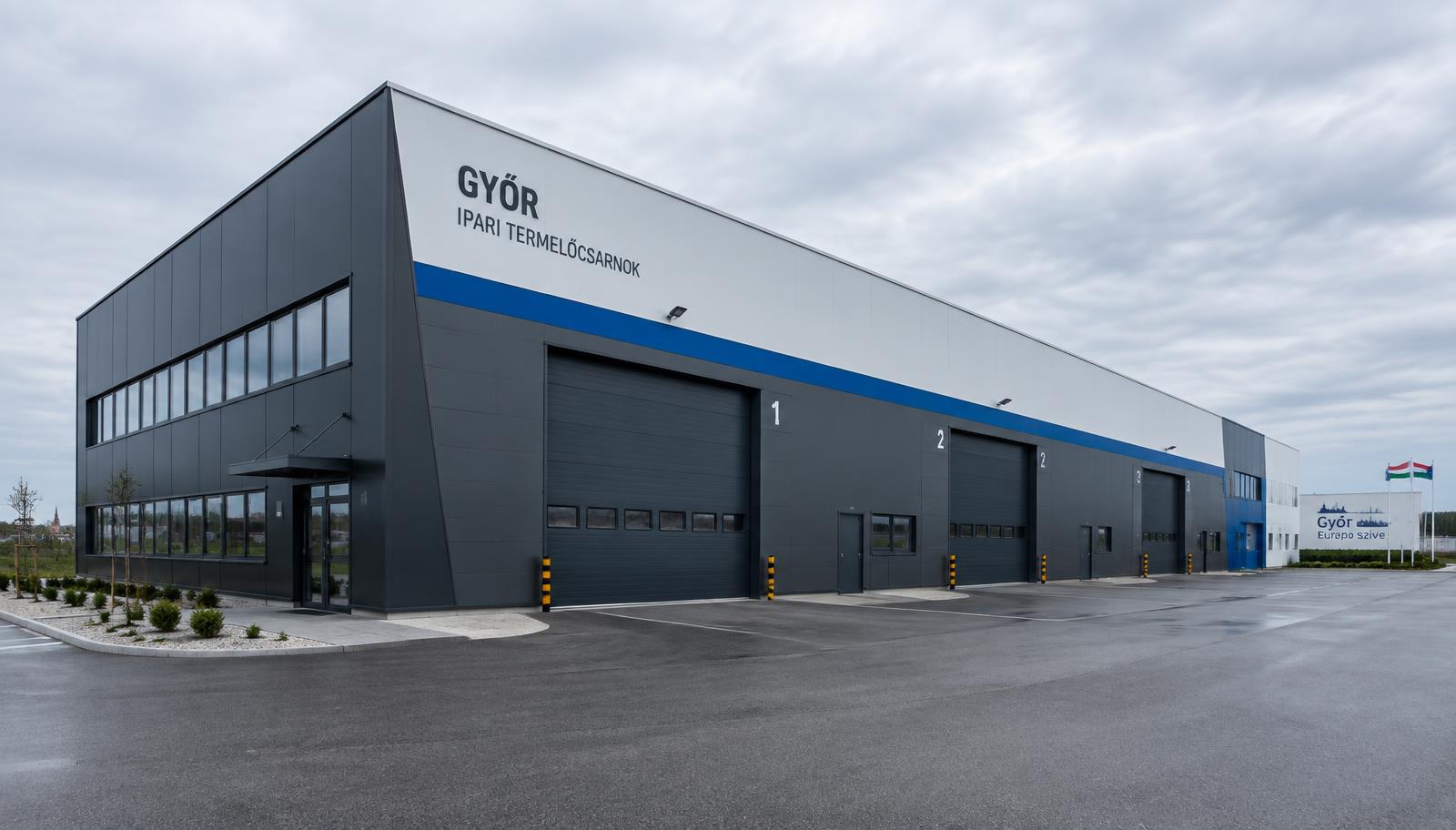 Ipari csarnok – Győr — illusztrációs fotó
